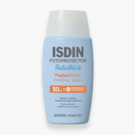 Isdin – Fotoprotector Pediatrics Fusion Fluid Mineral Baby Solaire Invisible Spf50 – 50Ml