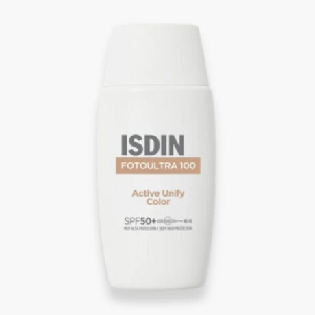 Isdin – Fotoultra 100 Active Unify Color Solaire Teinte Depigmentant Spf50+ – 50Ml