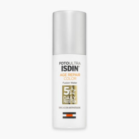 Isdin – Fotoultra Age Repair Color Fusion Water Solaire Teinte Anti-Age Spf50 – 50Ml