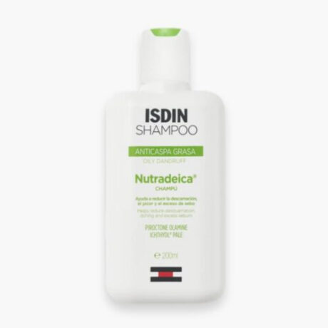 Isdin – Shampoo Shampoing Nutradeica Antipeliculaire Pellicules Grasses – 200Ml