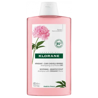 Klorane Shampoing Apaisant A La Pivoine Cuir Chevelu Sensible 400 Ml