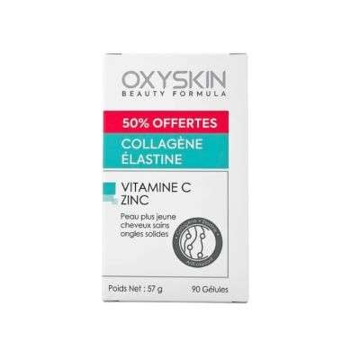 Oxyskin Collagene Elastine 60 Gelules + 30 Gelules Offerts