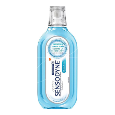 Sensodyne Bain De Bouche Protection Longue Duree Menthe Fraiche 500Ml