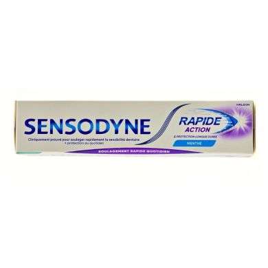 Sensodyne Dentifrice Rapide Action Menthe 75 Ml