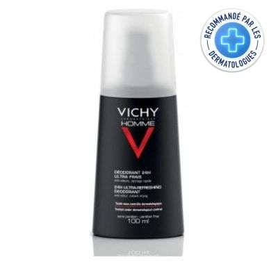 Vichy Homme Deo Vapo Assainissant 24H 100 Ml