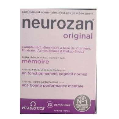 Vitabiotics: Neurozan Original 30 Comprimes