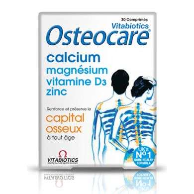 Vitabiotics Osteocare Calcium Magnesium Zinc Et Vitamine D3- 30 Comprimes