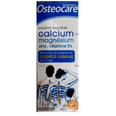 Vitabiotics Osteocare Calcium Magnesium Zinc Et Vitamine D3 Solution Buvable 200Ml