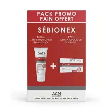 Acm Offre Sebionex Hydra Creme Reparatrice 40 Ml + Pain 100G Offert