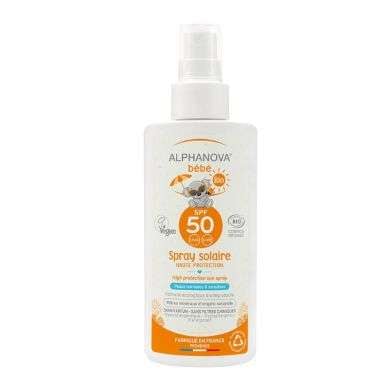 Alphanova Bebe Spray Solaire Spf 50 Bio 125 G