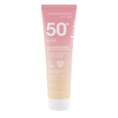 Alphanova Daily Sun Spf 50+ Lait Solaire Invisible Sun Glow 150 Ml