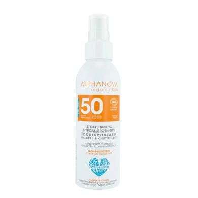 Alphanova Spray Solaire Familial Spf 50 Bio 150 G