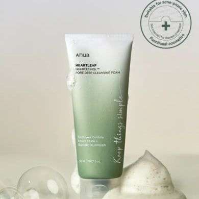 Anua Heartleaf Quercetinol Pore Deep Cleansing Foam 150 Ml