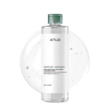 Anua Heartleaf + Panthenol Eau Nettoyante En Profondeur A Faible Ph 500G