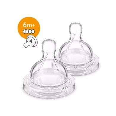 Avent Classique 2 Tetines-6M+ / 4T