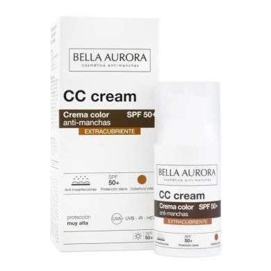 Bella Aurora Cc Cream Anti Taches Extracouvrantes Spf50+ 30 Ml