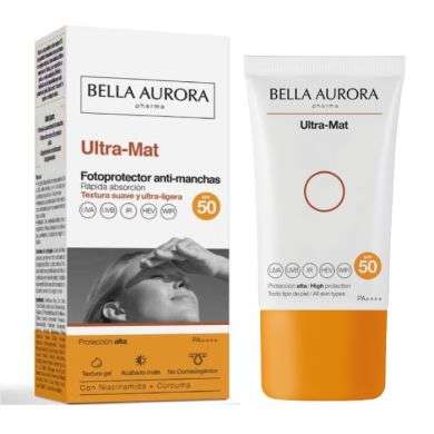 Bella Aurora Ultra Mat Photoprotecteur Anti Taches Spf 50 50 Ml