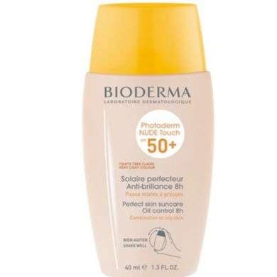 Bioderma Photoderm Nude Touch 50+ Tres Claire 40 Ml