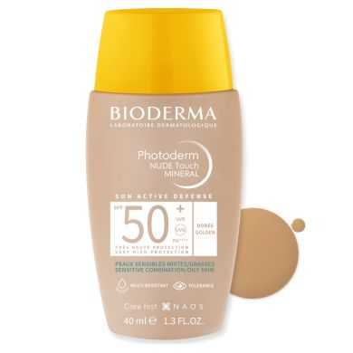 Bioderma Photoderm Nude Touch Spf 50+ Teinte Doree