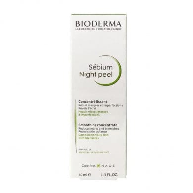 Bioderma Sebium Peel Concentre Lissant Nuit Peaux Sensibles A Mixtes