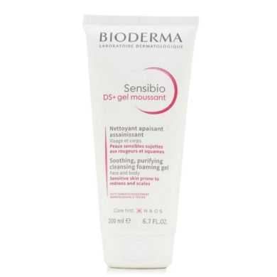 Bioderma Sensibio Ds+ Gel Moussant Nettoyant Apaisant 200 Ml Visage Et Corps