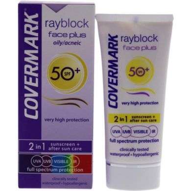 Covermark Rayblock Face Plus Peau Grasse Et Acneique 50+