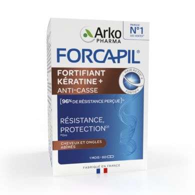 Forcapil Fortifiant Keratine Anti Casse 60 Gelules
