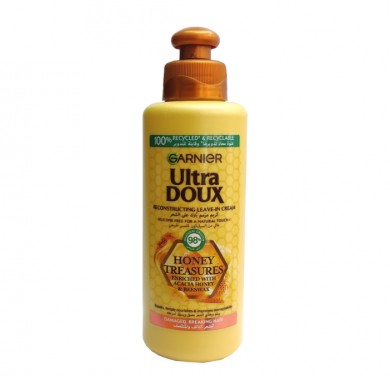 garnier garnier ultra doux honey treasure reconstructing leave in cream ml apres shampoing png