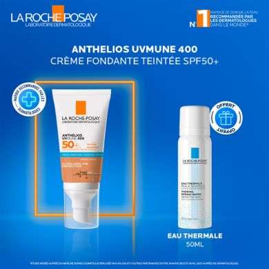la roche posay offre anthelios uvmune spf creme hydratante teintee ml eau thermale ml offert jpg